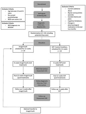 ImaginYouth—A Therapist-Guided Internet-Based Cognitive-Behavioral Program for Adolescents and Young Adults With Body Dysmorphic Disorder: Study Protocol for a Two-Arm Randomized Controlled Trial